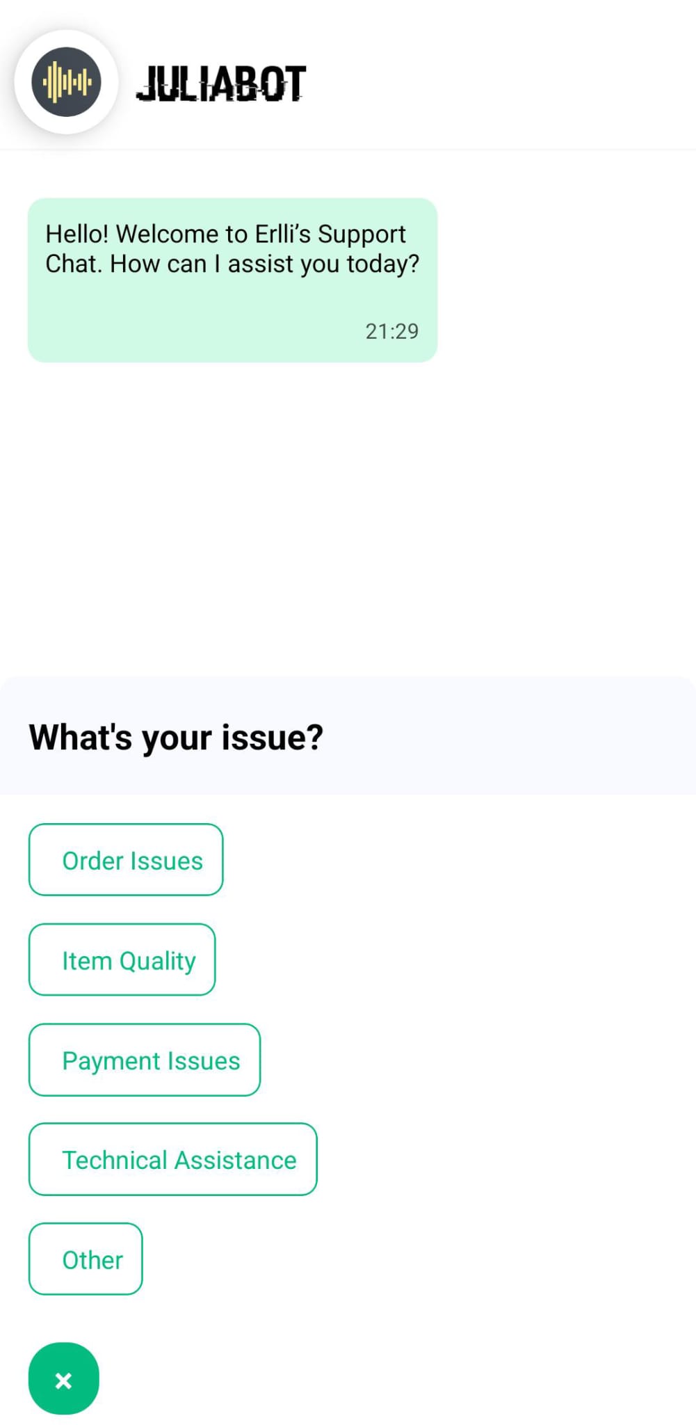 Erlli App Screenshot